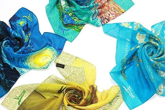 Van Gogh Starry Night Scarf Oil Painting fashion wraps scarves silk accessories